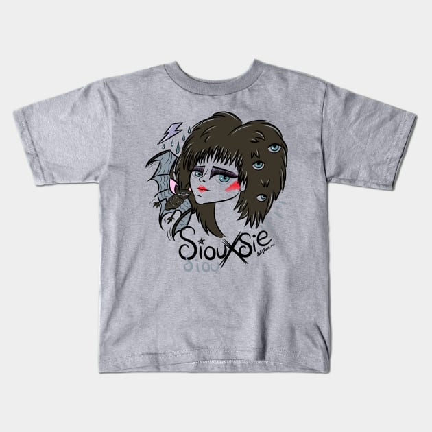 Tribute to the queen of goth Kids T-Shirt by LADYLOVE